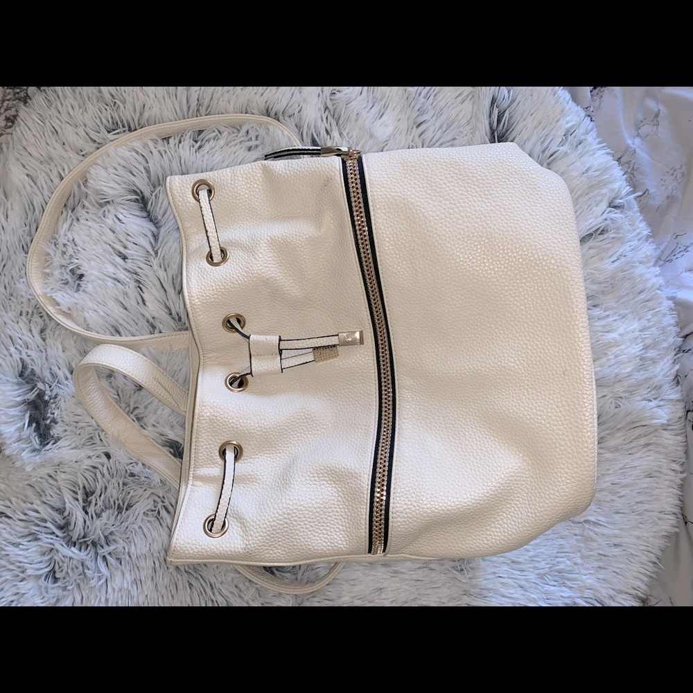 Justfab Cream Drawstring Backpack - image 2